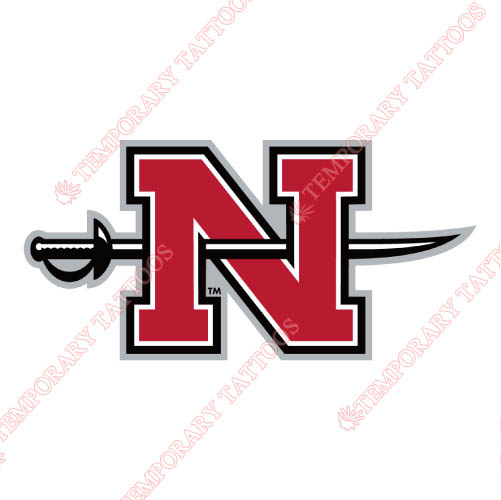 Nicholls State Colonels Customize Temporary Tattoos Stickers NO.5460